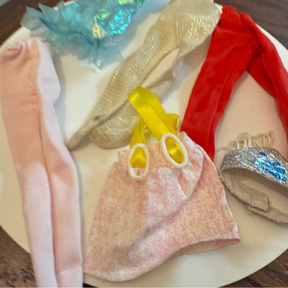 Vintage Barbie doll style clothing skirt pants leggings dress bundle - Picture 2 of 5